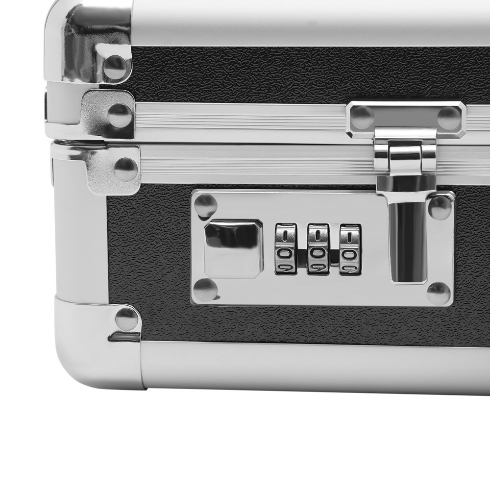 Executive Aluminium Hard Case Business Briefcase Attache Travel Case Work Bag