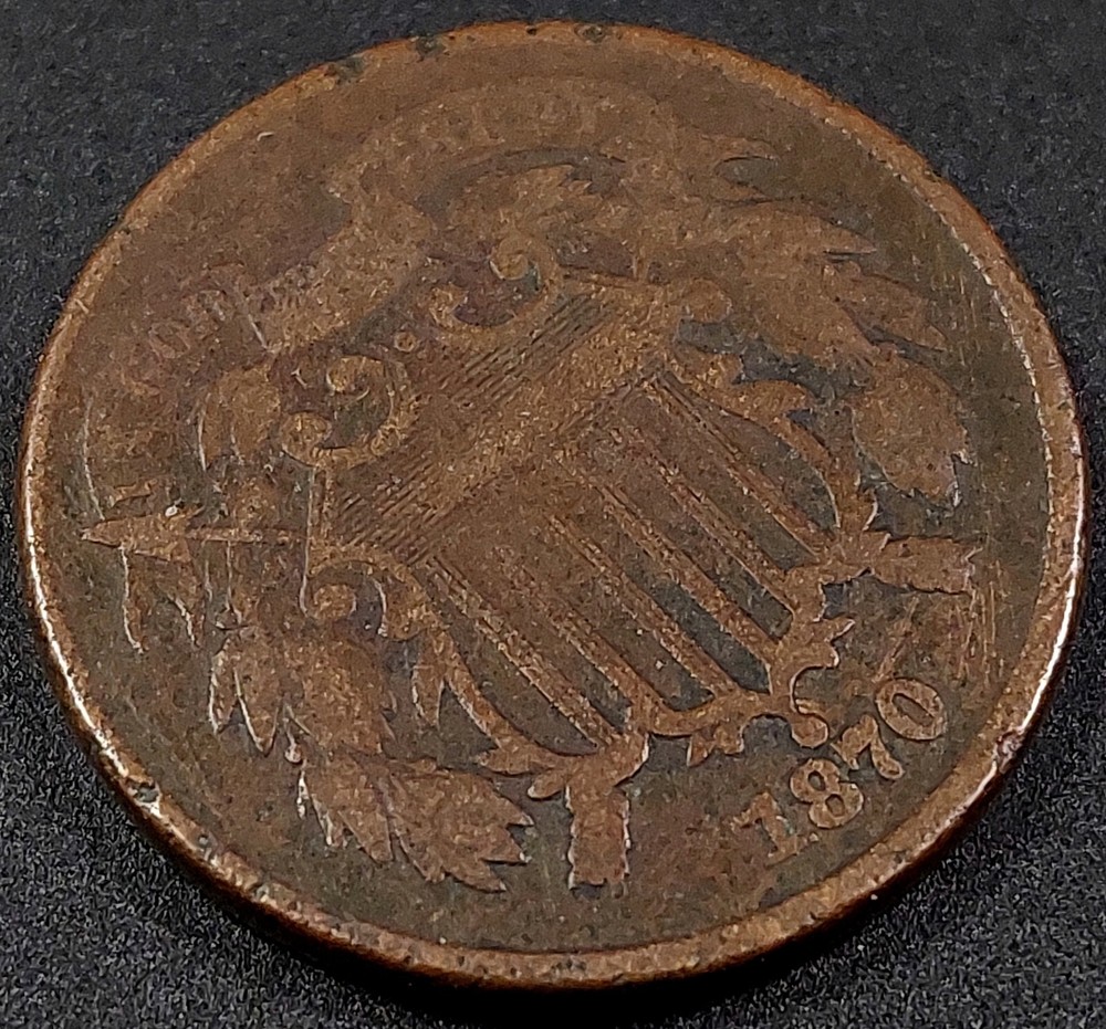 1870 Two Cent Piece!