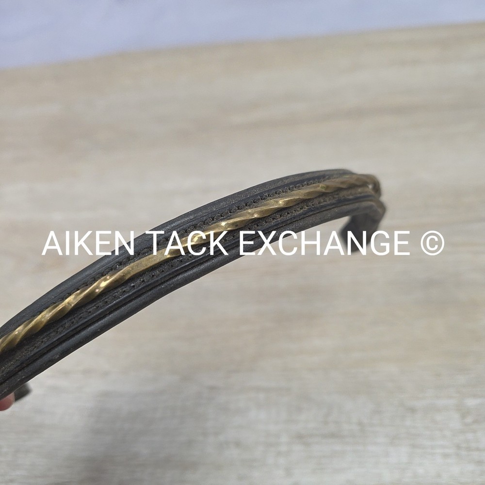 BARGAIN BUNDLE: 2 Browbands with Bling, Black, Size Full (Read Description)