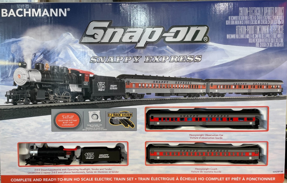 Snap On Tools 105th Anniversary Train Set by Bachmann SSX25P144