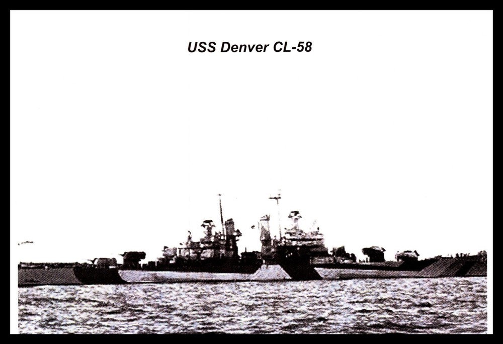 Postcard USS Denver CL-58  LP1