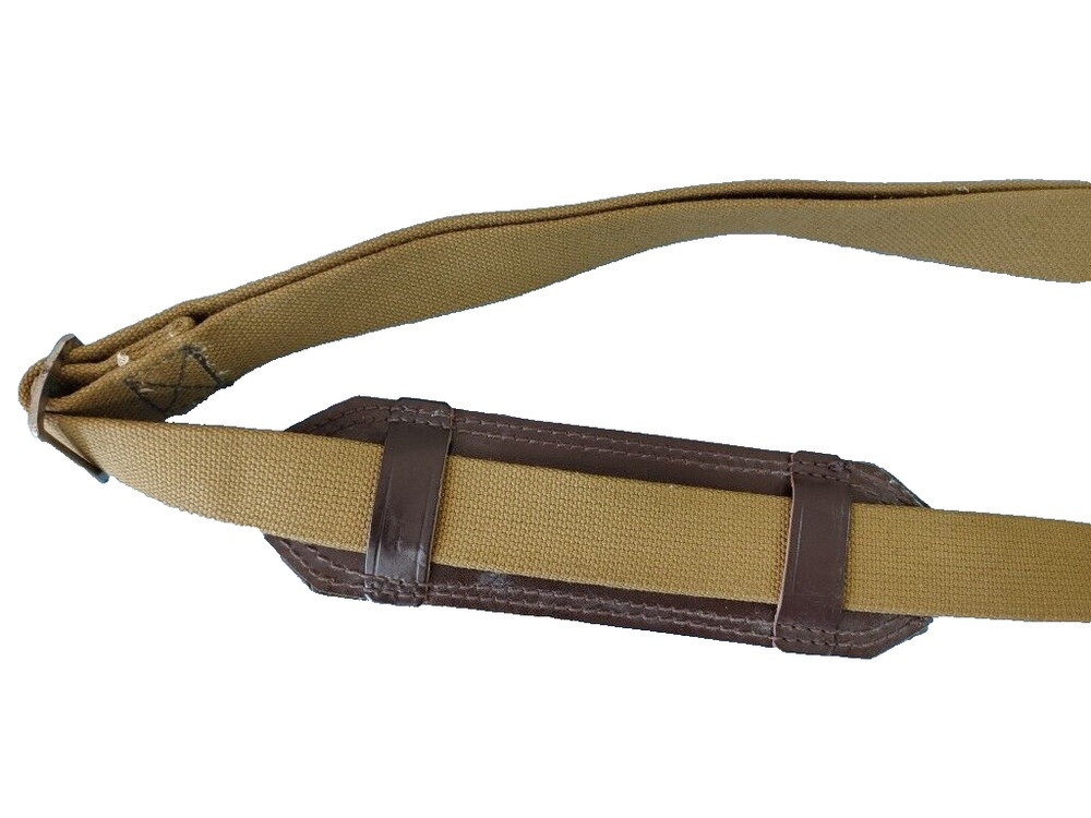 Original Soviet canvas sling with two fasteners and shoulder pad