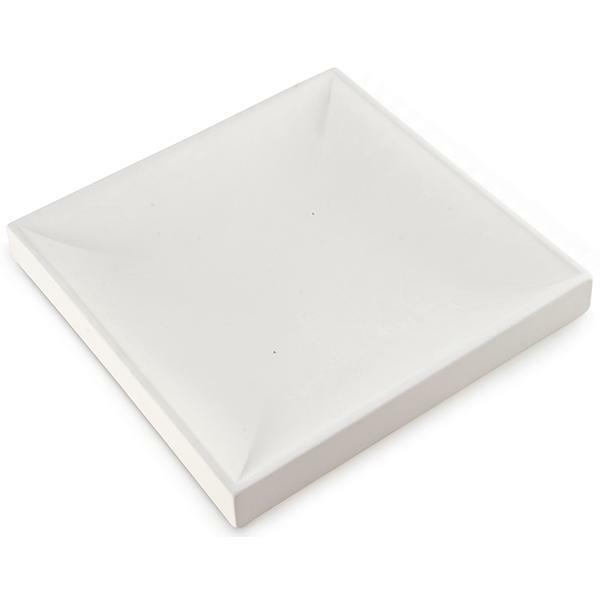 Bullseye Square Nesting Plate, 8.6 in (22 cm), Slumping Mold