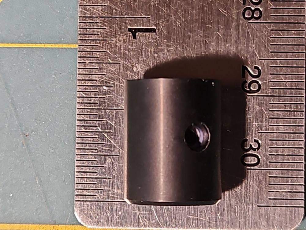 CONTROL PANEL ALUMINUM BLACK KNOB, 2 KNOBS PER PACKAGE