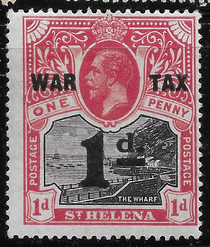 1919 WAR STAMP ST.HELENA  SC#MR2   MLH OG VF