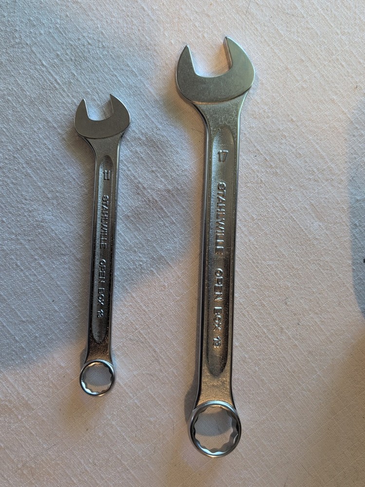 Stahlwille 11 & 17 mm Combination Spanner Open Box Germany