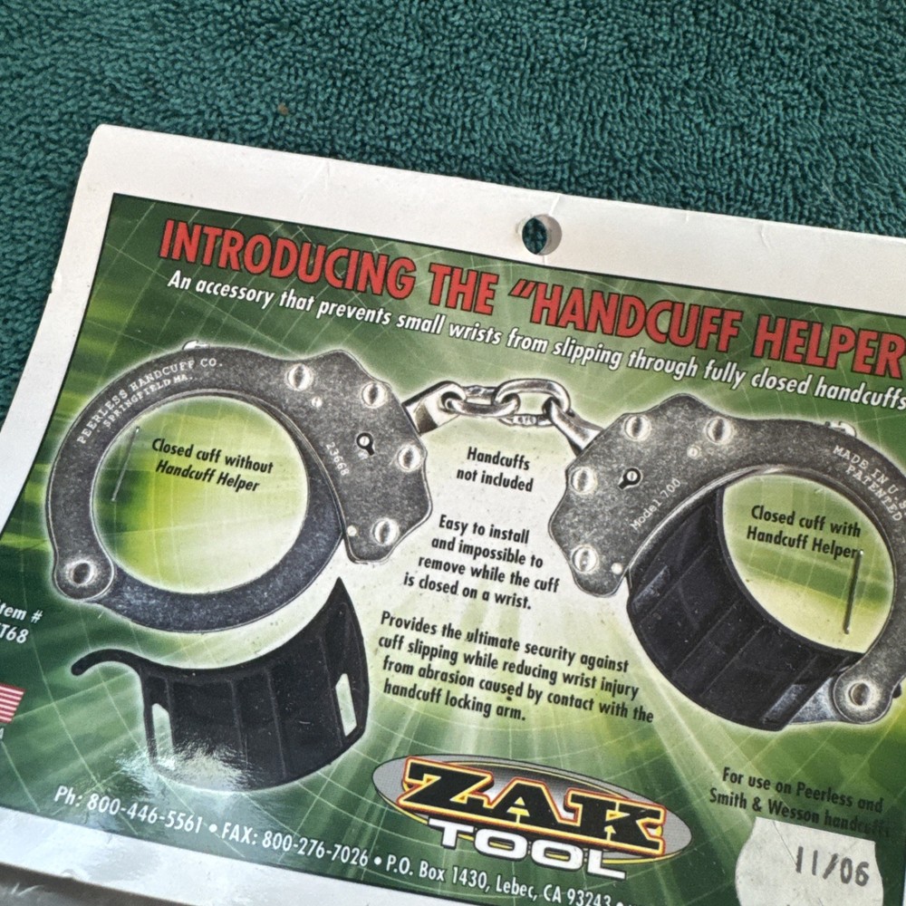 ZAK Tool ZT-68 Handcuff Helper, Black