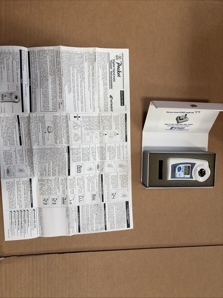 ATAGO Pocket Ethanol Concentration Meter PAL-34S