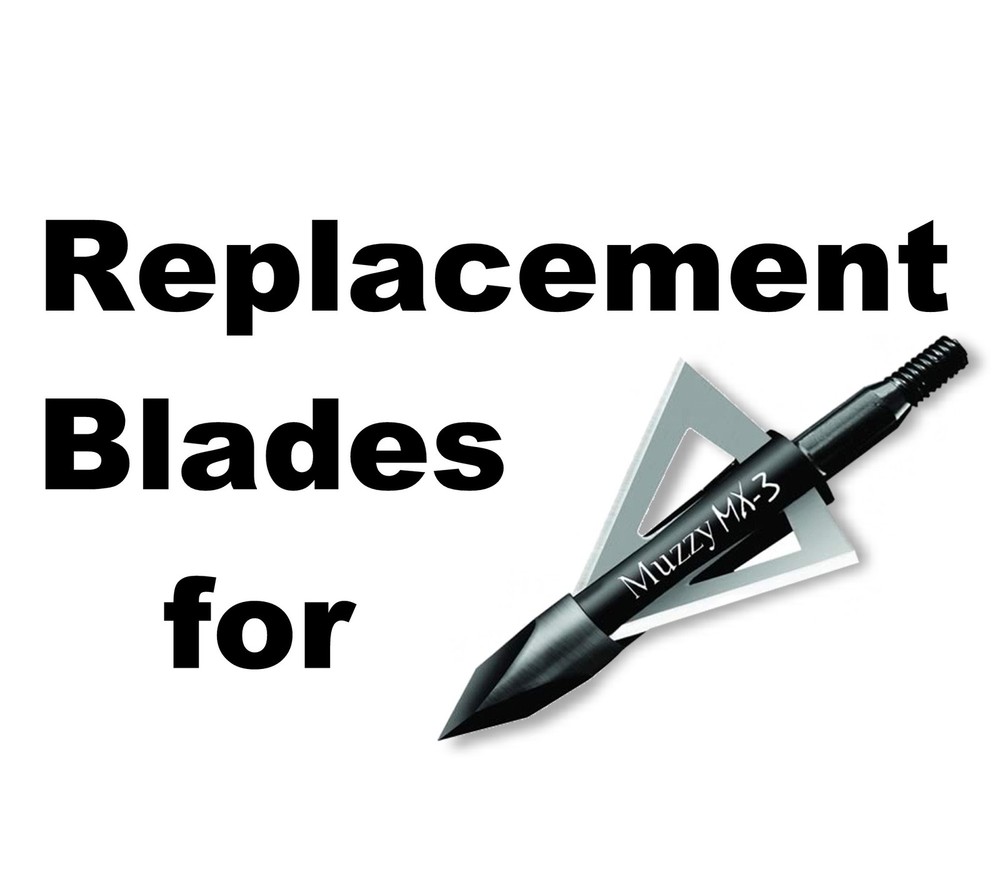 Muzzy 3-blade Replacement Blades Model 307-MX3