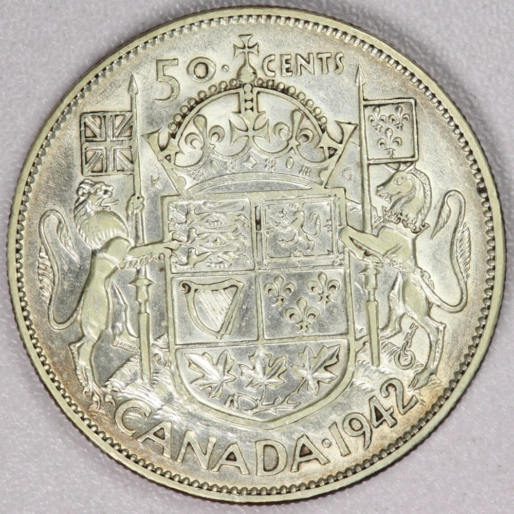 1964 Canada 50 Cents George VI-AU