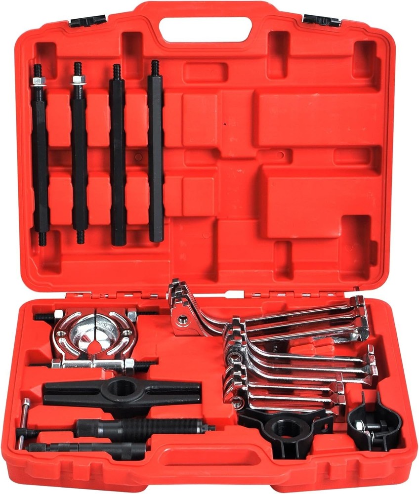 10 Ton Hydraulic Gear Jaw Pulling Bearing Separator Puller Set Kit