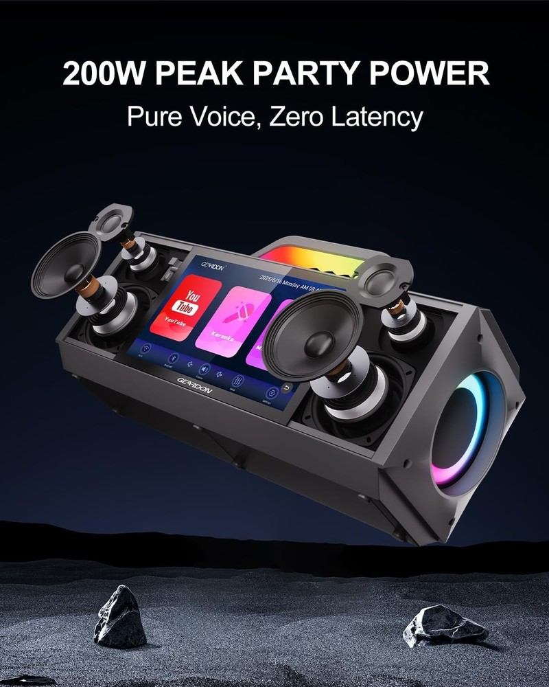 Karaoke Machine for Adults - with Lyrics Display and Screen, Professional Kar...