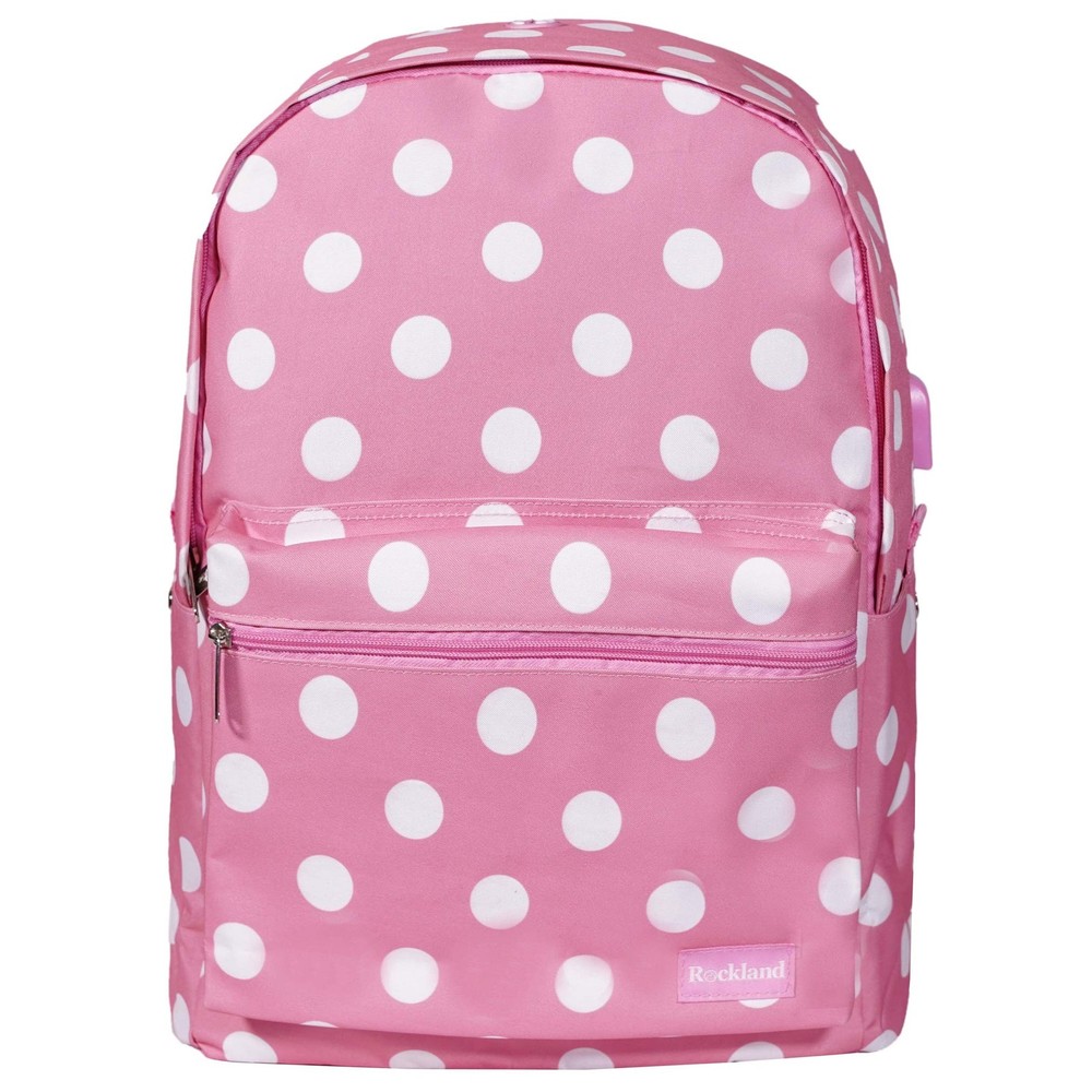Classic Laptop Backpack Large Pinkdot