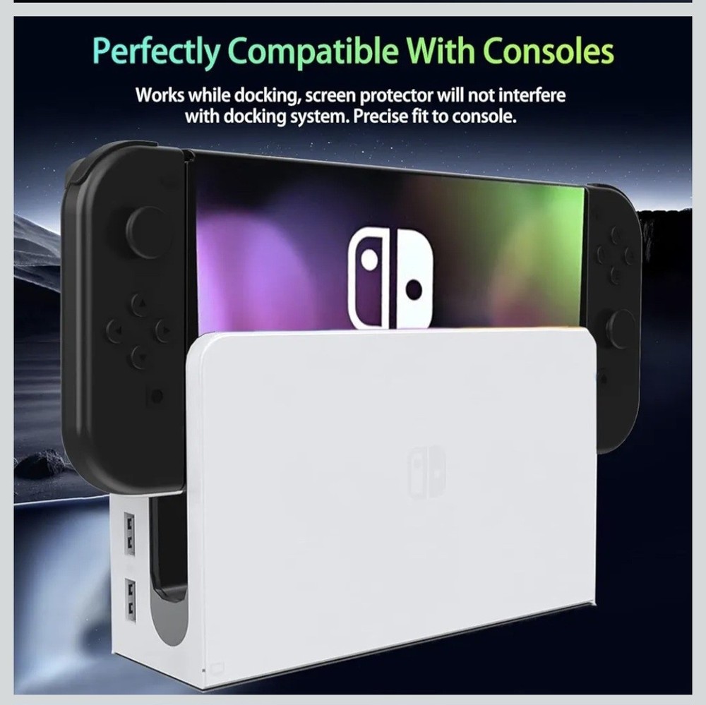 Ferilinso 4 Pack Screen Protector Nintendo Switch 2 2025 Tempered Glass