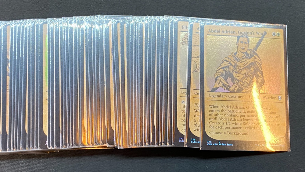 MTG Commander Legends: Battle for Baldur's Gate – Showcase Complete Set – FOIL