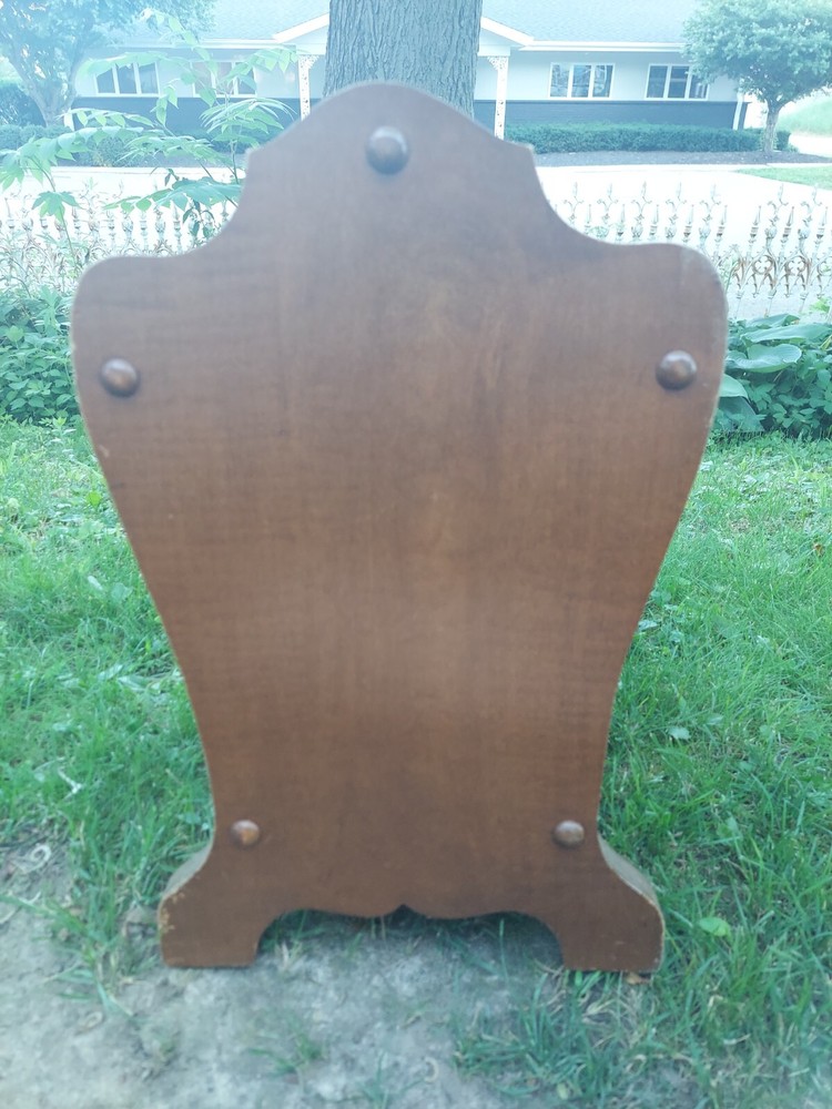 Vintage Wooden Magazine Rack