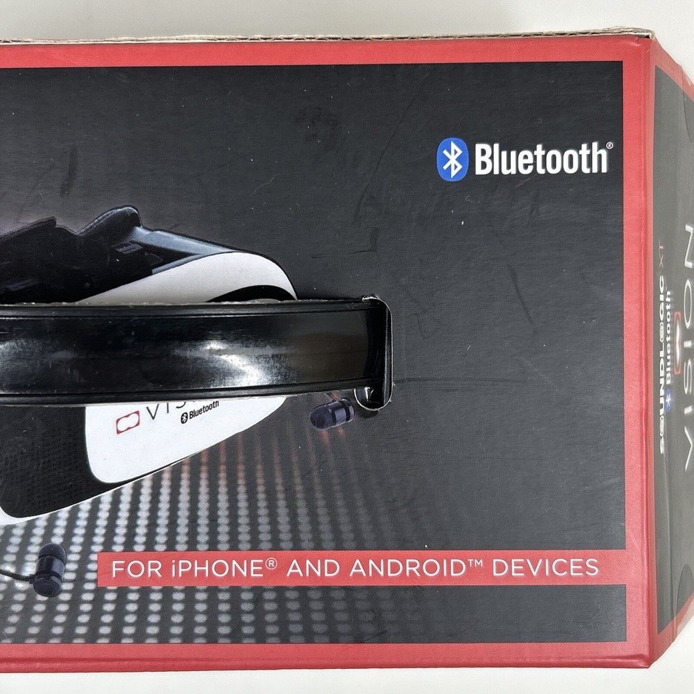 Bluetooth Vision VR With Earbuds Sound Logic XTAndroid Apple Devices (NEW)