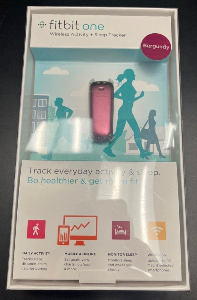 Fitbit One Wireless Activity Tracker - BURGANDY  (FB103BY)
