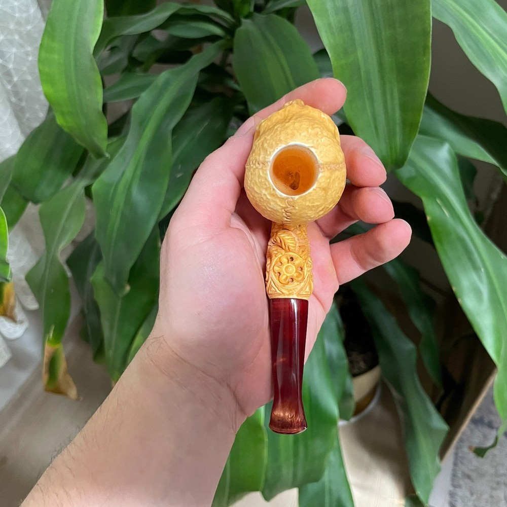 S.Yanik Meerschaum Pipe – Skull
