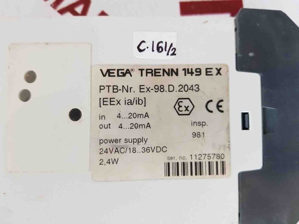 Vega trenn 149ex hart sensor