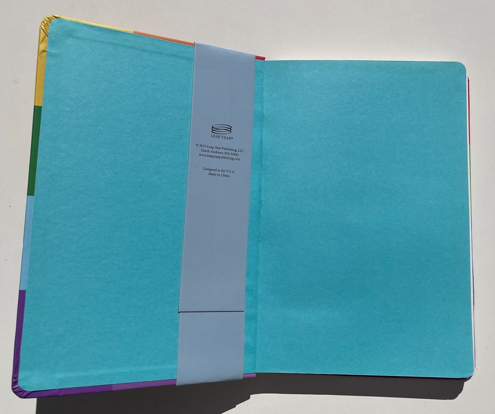 Paperworks Coloerd Lined Pages Notebook/Journal 8.5" x 5.75"