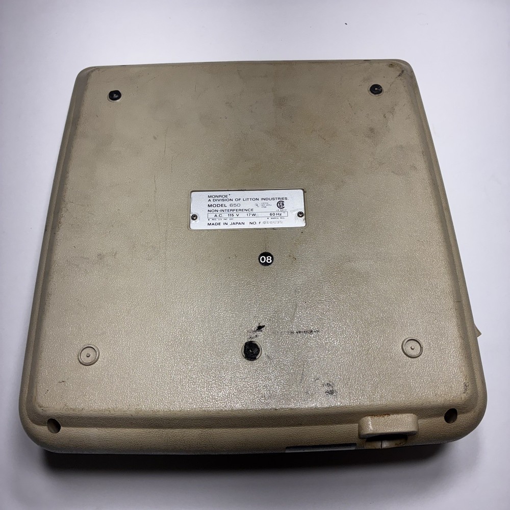 Monroe 650 with Nixie Tube Display.