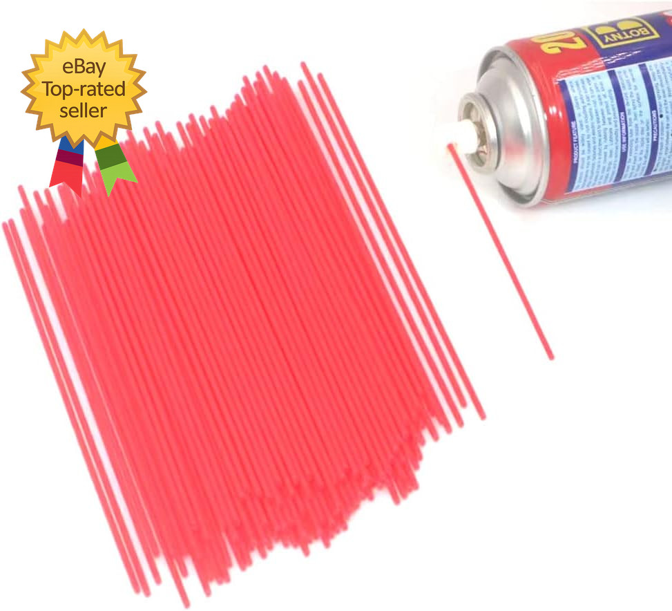 Spray Can Straws Replacement Spray Can Extension Straw Red Plastic Extension Str