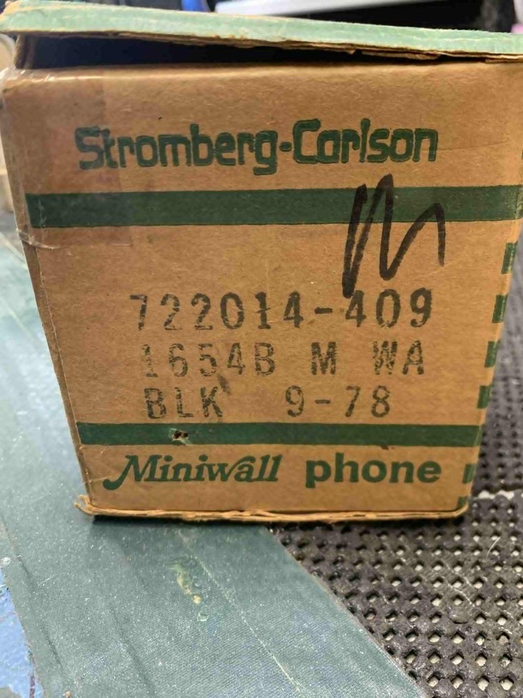 Stromberg-Carlson Miniwall Phone Black