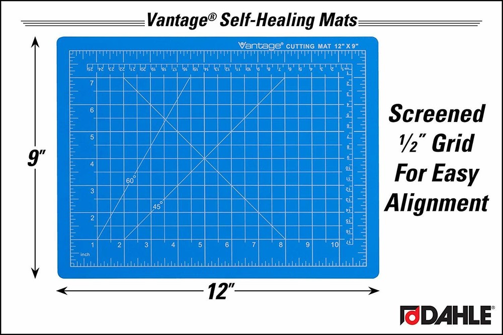 Hobbytrayz Replacement Insert-Dahle 12x9 Vantage Cutting Mat-Blue #10690