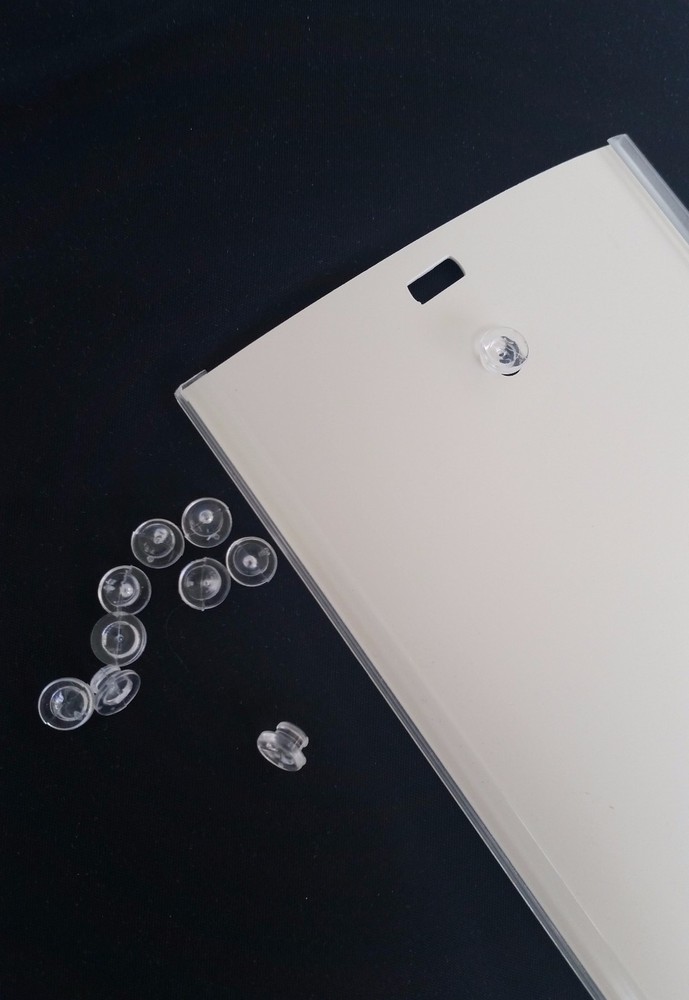 Vertical Blind Part Fabric Insert Buttons x 10