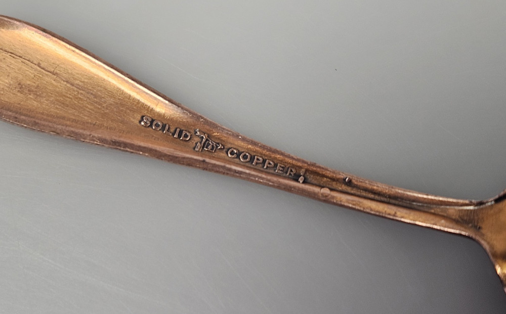 Vintage Solid Copper Souvenir Spoon Hoover Dam