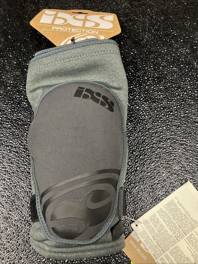 IXS Flow Evo+ Grey Knee Guard Pads Size Large