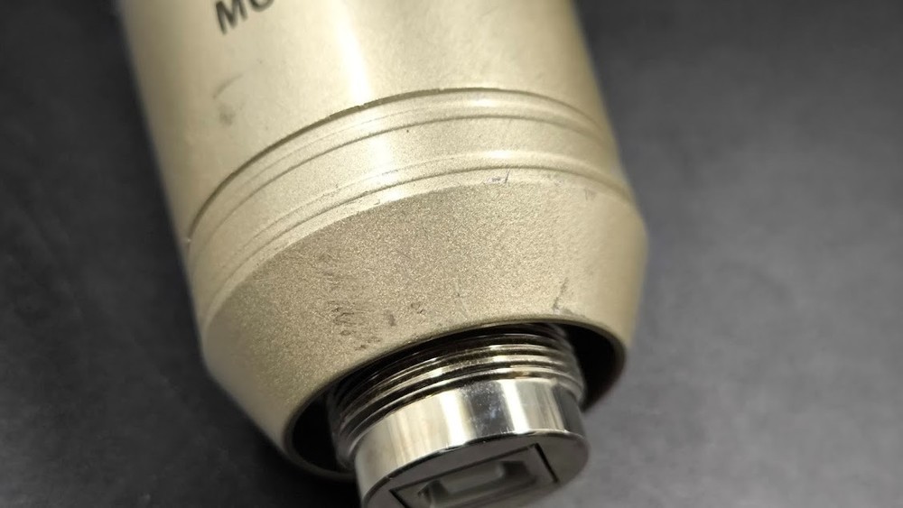 Record MU-78 Microphone Used Working Gold
