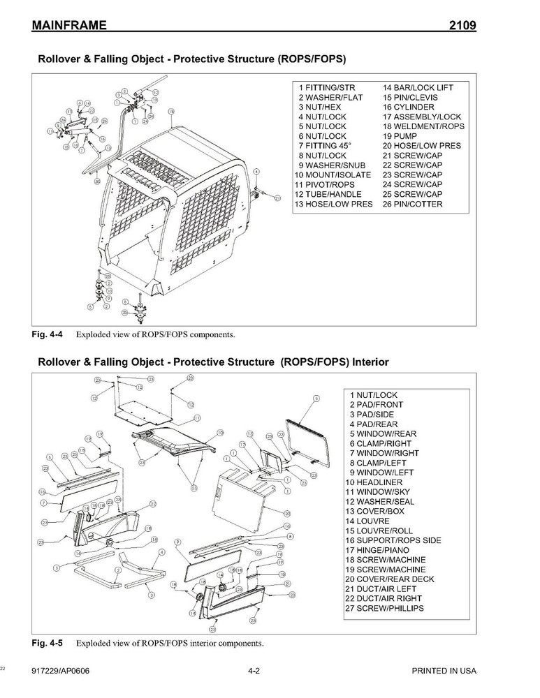 2109 Skid Loader Technical Workshop Manual Mustang 2109