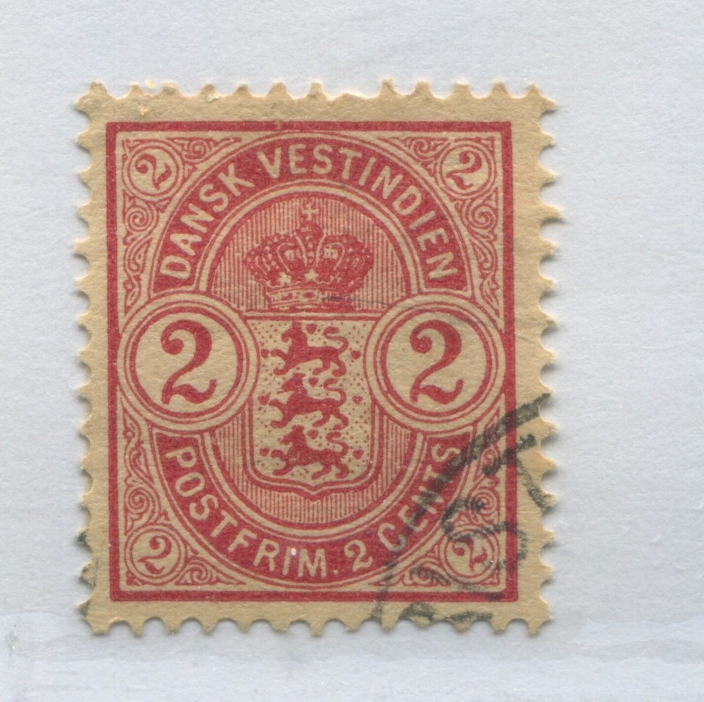 Danish West Indies 1903 2 cents used