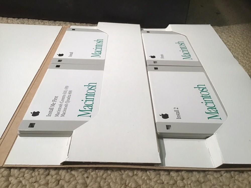 Vtg Mac Centris 610/650 Quadra 800 Macintosh Tools Install Floppy Disk