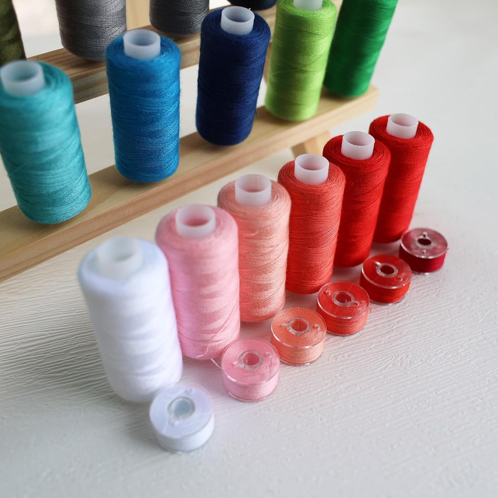 72 PCS Sewing Thread Assortment, 36 Color Thread for Sewing Machine