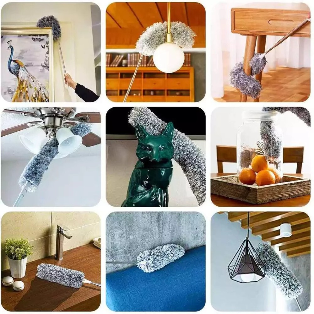 Bendable and Extra-Long Microfibre Washable Duster