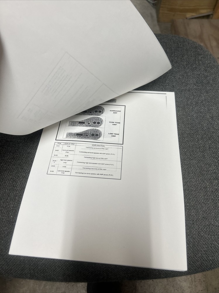 TECHNO MOTION Arcade Video Game Manual - good used copy