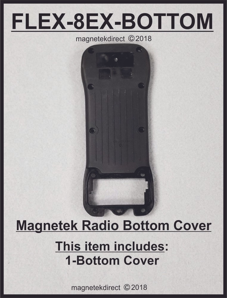 FLEX-8EX-BOTTOM back Enclosure cover for Magnetek flex Gen1 Transmitter