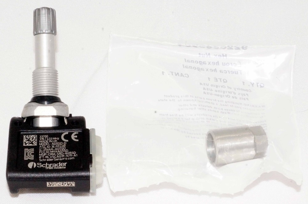 Genuine 33700 Schrader TPMS Sensor Clamp-In EZ-sensor Programming Required