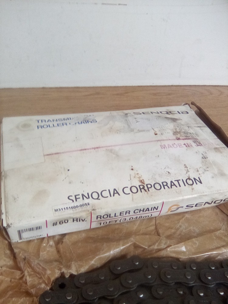 Senqcia #60 Riv. Roller Chain 10Ft
