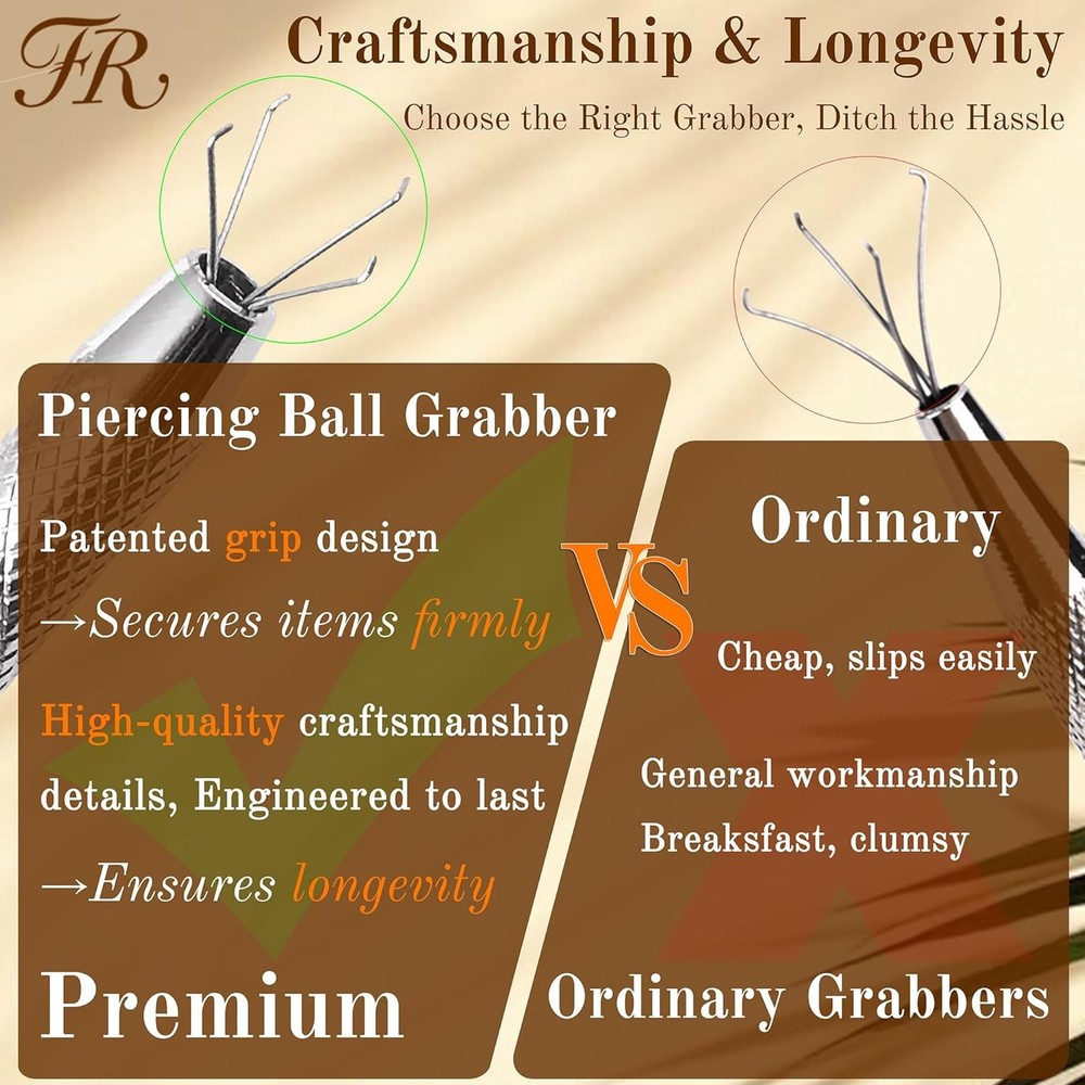 Small Replacement Piercing Balls Grabber Tool for Changing 14G