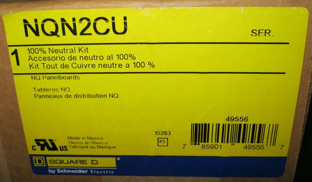 Square D NQN2CU Neutral Kit