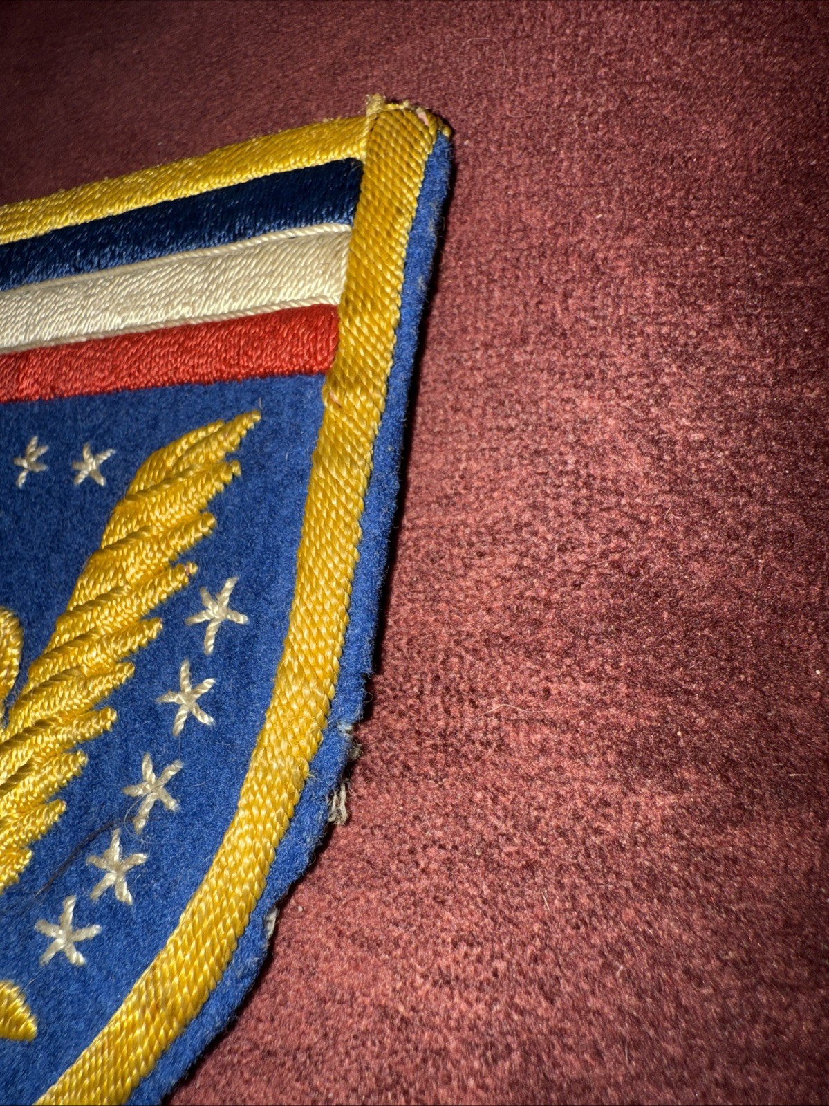 WW2 US ARMY EUROPEAN THEATER OF OPERATIONS PATCH - Theatre Made Likely English