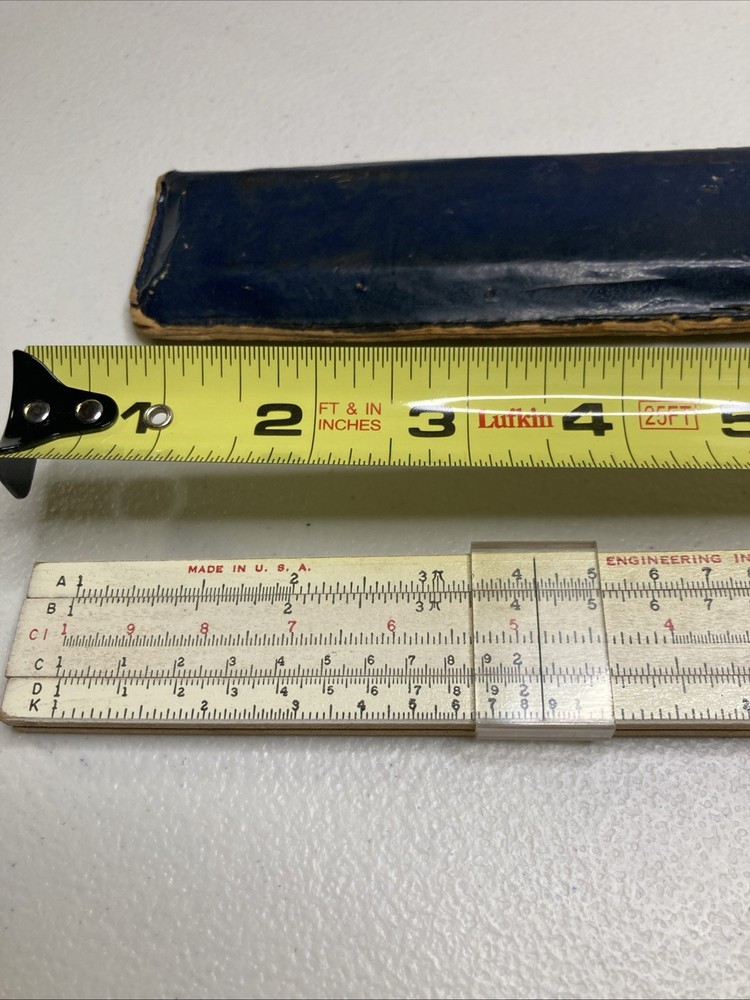 Vintage 10 inch Slide, Engineering Instruments, Inc., Used Condition