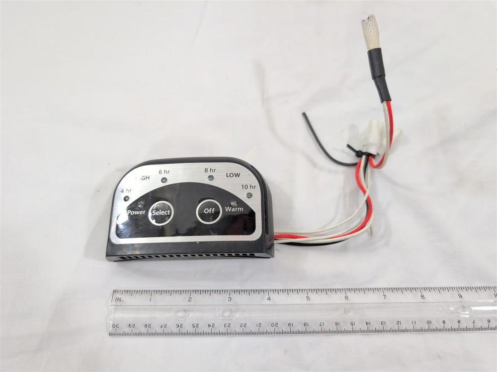 4 Quart Crock Pot Smart-Pot Programmable Control Panel Buttons SCCPVP400-s
