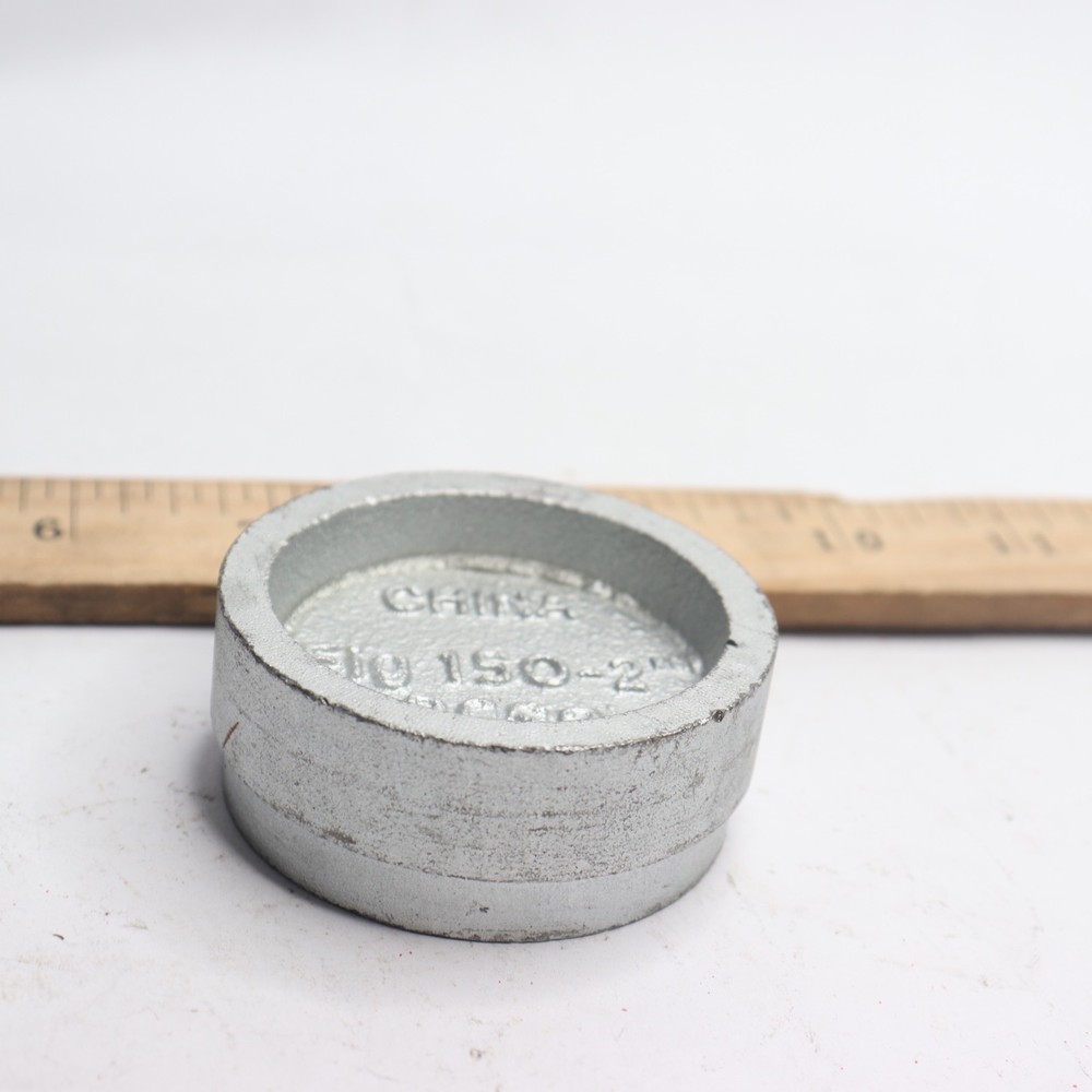 Gemlock Standard Grooved End Cap Galvanized 2" FIG 150-2