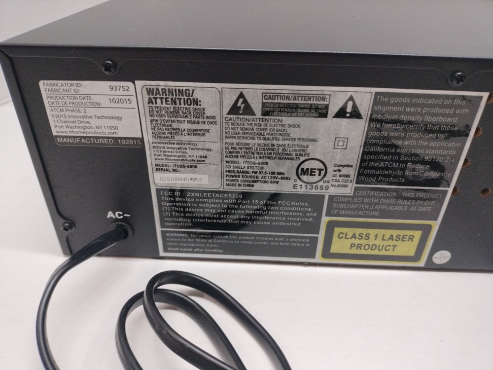 Bluetooth CD Player Stereo Receiver by Innovative Technology