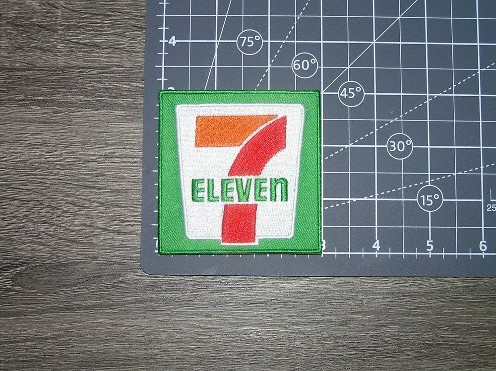 7-Eleven Convenience Store Embroidered Iron On Patch 3" x 3"